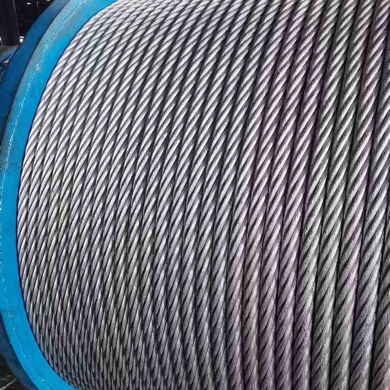 6x37+FC Galvanized Steel Wire Rope DIN GB Standard